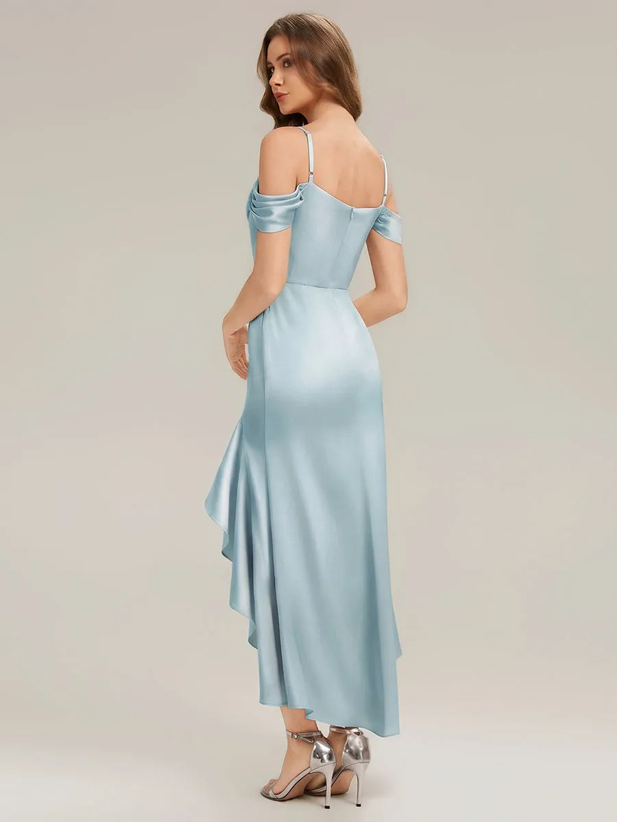 ever BREE|Satin Spaghetti strap Sleeve Mermaid Bridesmaid Dress sold by Ever Pretty product image thumbnail 2