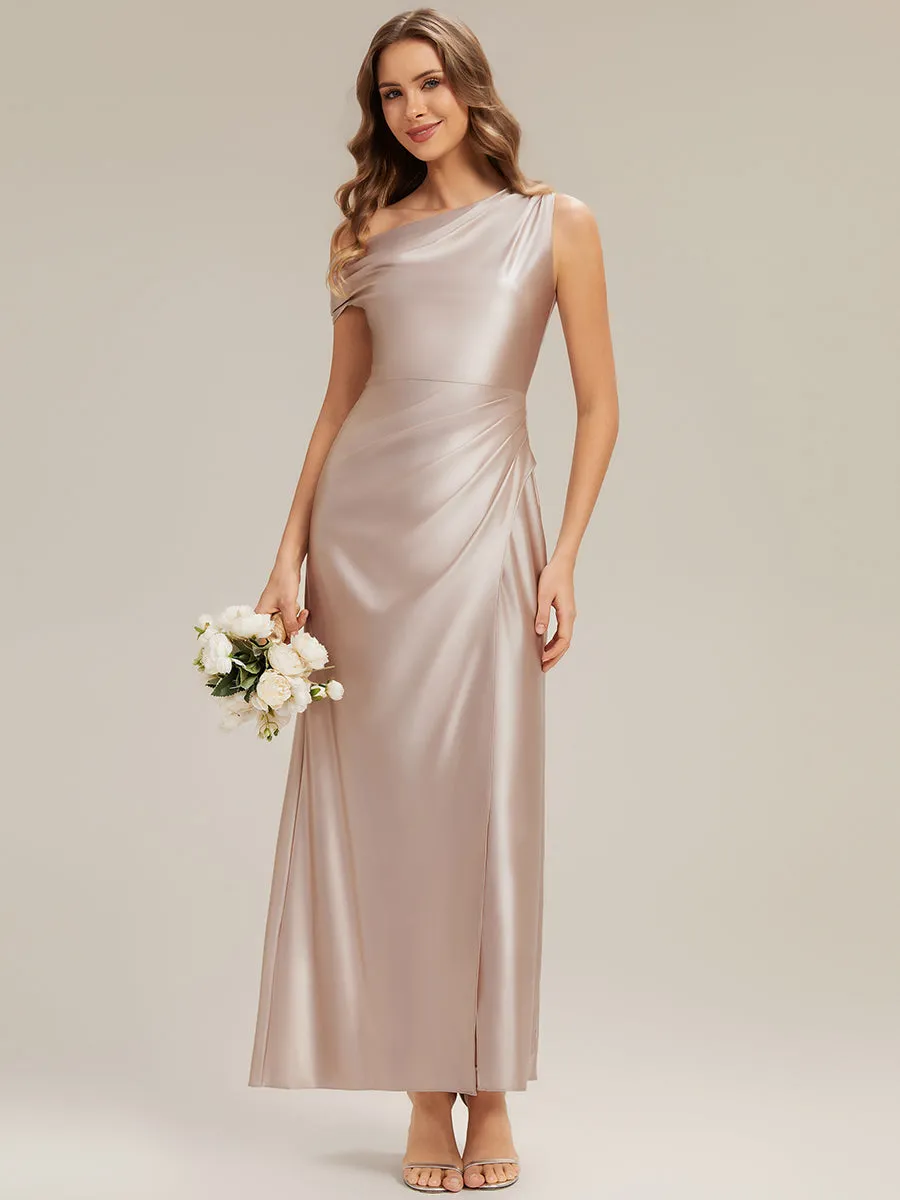 ever OPAL|Satin Drop Shoulder Sleeve Bridesmaid Dress sold by Ever Pretty product image thumbnail 5