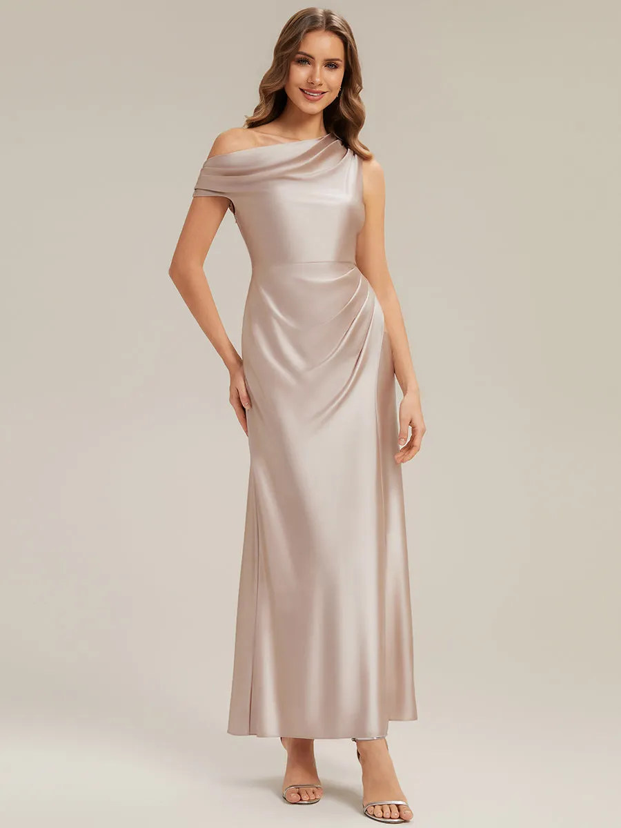 ever OPAL|Satin Drop Shoulder Sleeve Bridesmaid Dress sold by Ever Pretty product image thumbnail 4
