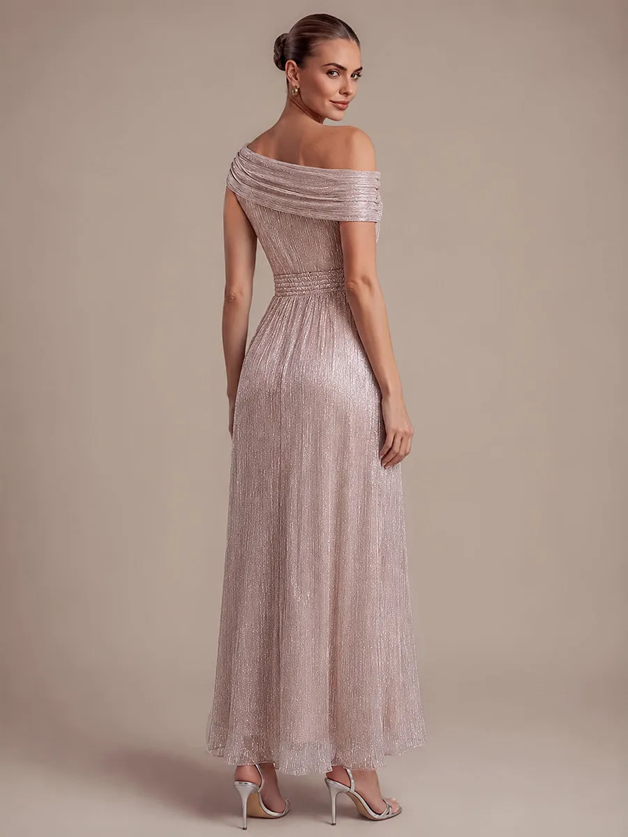 Pleating Lurex Tulle Shimmer Sleeveless Evening Dress sold by Ever Pretty product image thumbnail 2