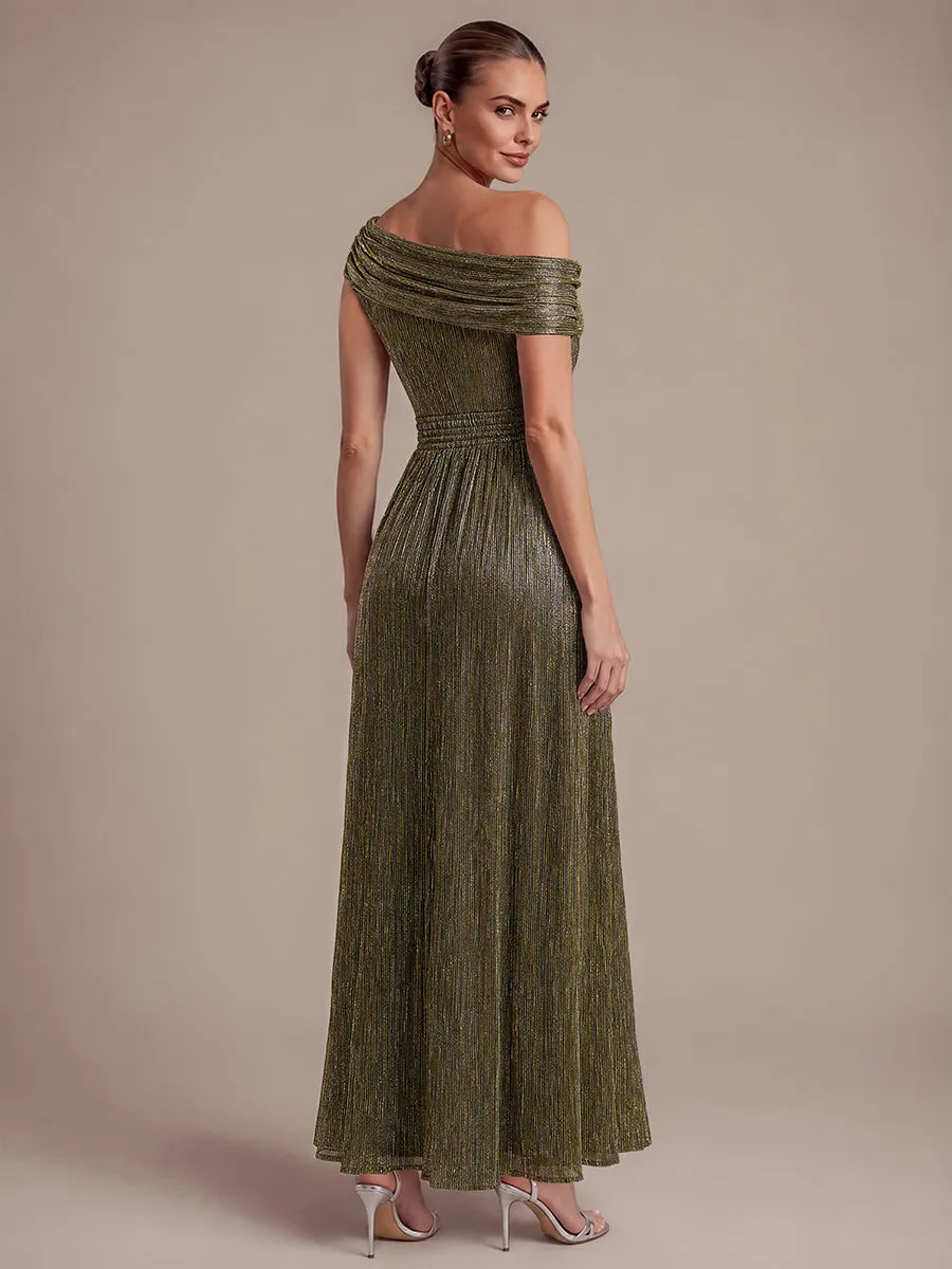 Pleating Lurex Tulle Shimmer Sleeveless Evening Dress sold by Ever Pretty product image thumbnail 4