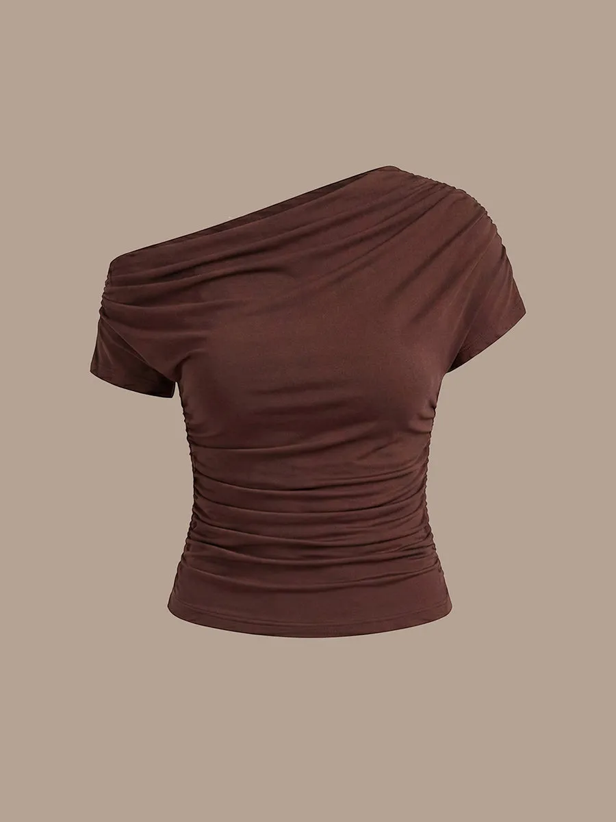 Knit Off-the-shoulder Sleeve Off The Shoulder Tops sold by Ever Pretty product image thumbnail 2