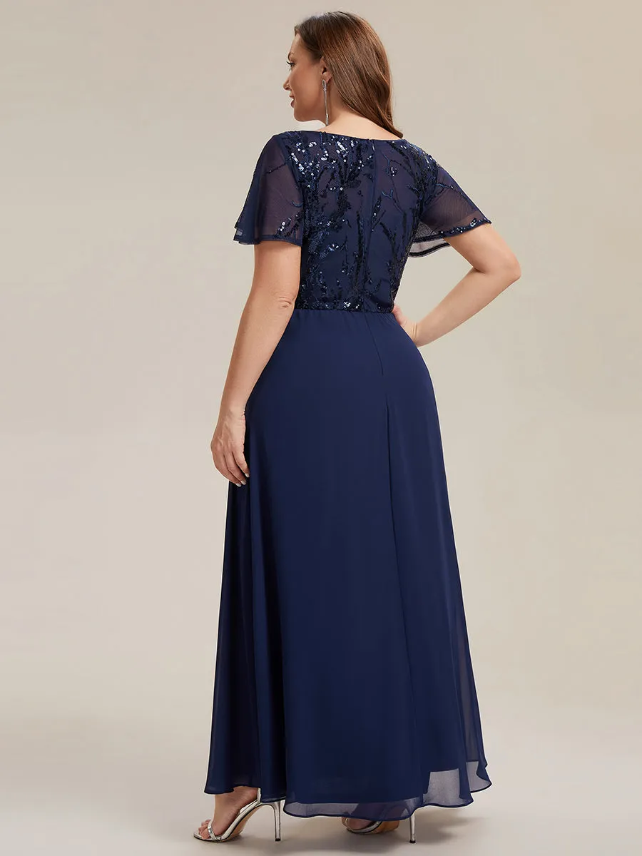 Plus Size Applique Sequin Mother of the Bride Dress sold by Ever Pretty product image thumbnail 2