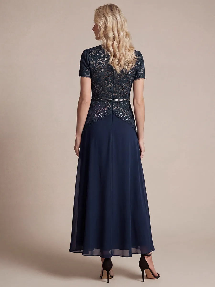 Sequin Lace Round Neck Evening Dress sold by Ever Pretty product image thumbnail 2
