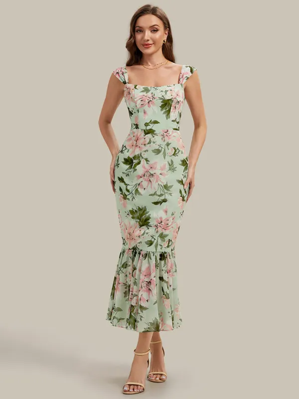 Mermaid Chiffon Sleeveless Wedding Guest Dress made by Ever Pretty