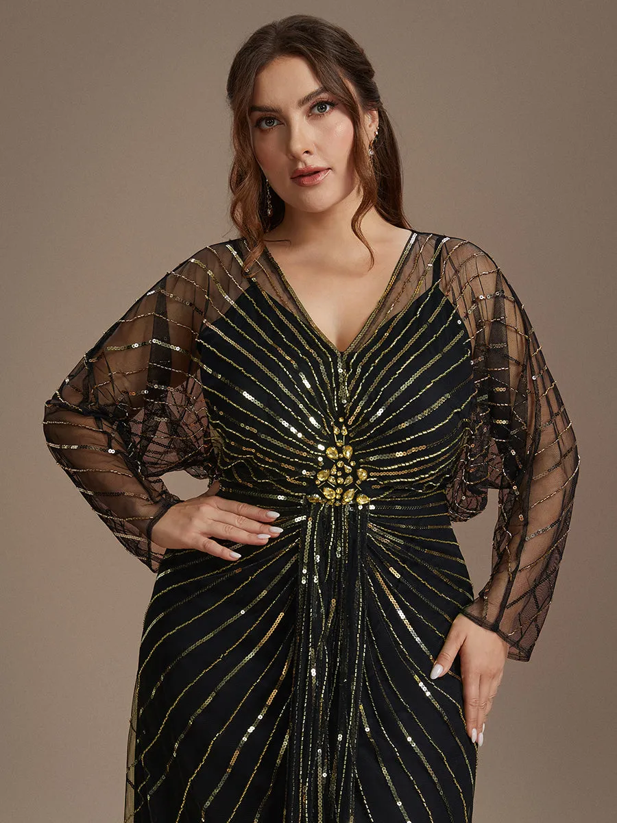 Plus Size Beading Tulle Evening Dress sold by Ever Pretty product image thumbnail 3
