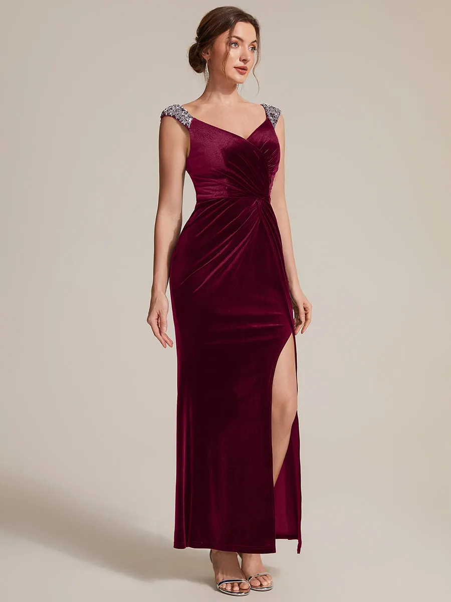 Sequin Velvet Sleeveless Evening Dress sold by Ever Pretty product image thumbnail 4