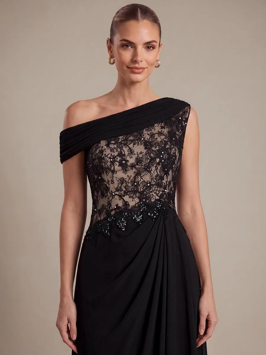 See-through Lace-Chiffon Sleeveless Evening Dress sold by Ever Pretty product image thumbnail 3