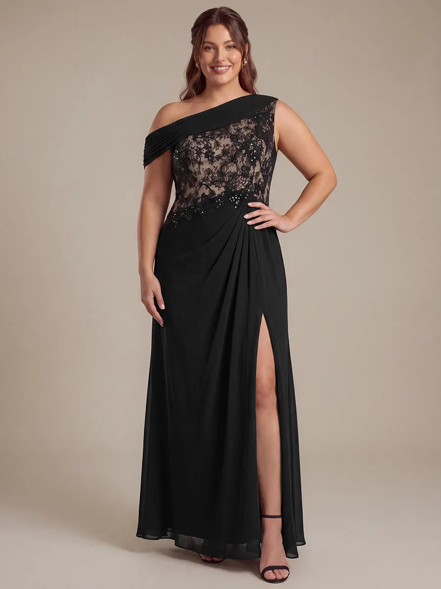 See-through Lace-Chiffon Sleeveless Evening Dress sold by Ever Pretty product image thumbnail 4