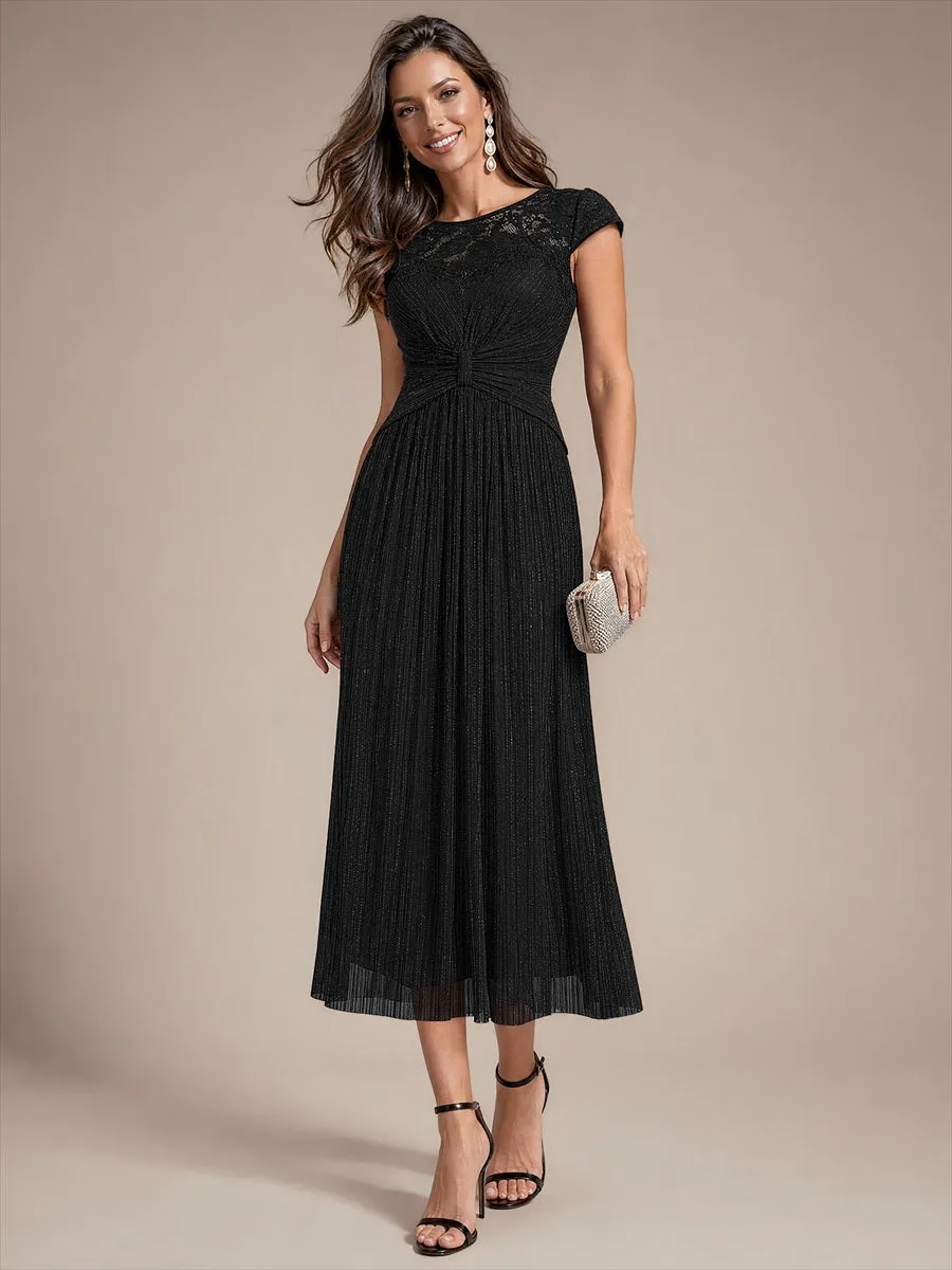Tulle Cap Sleeve A-Line Wedding Guest Dress sold by Ever Pretty product image thumbnail 5