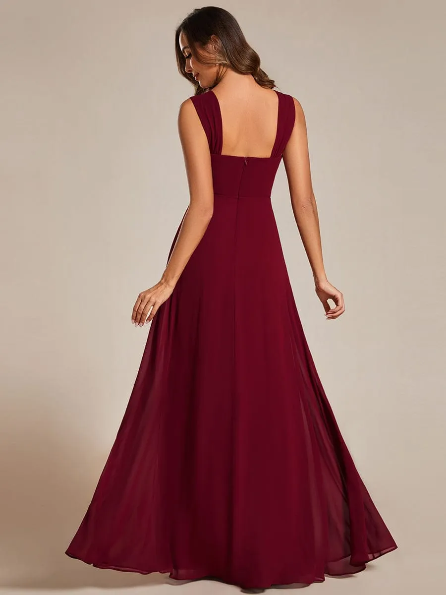 ever BILLIE|Chic High Waist Square Neck Bridesmaid Dress sold by Ever Pretty product image thumbnail 5
