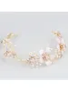 Elegant Gold Flower Headband with Rhinestone sold by Ever Pretty
