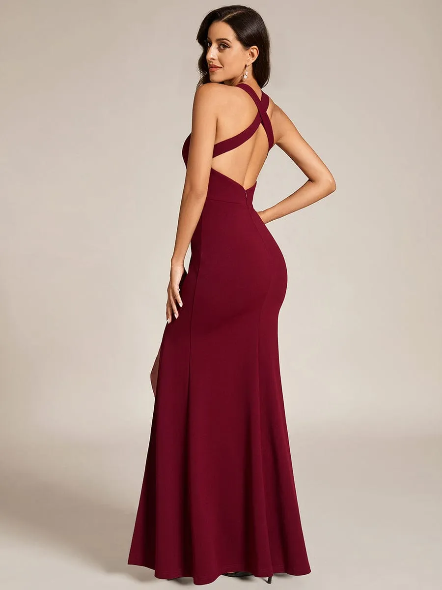 Custom Size V-Neck Sleeveless Bodycon Evening Dress sold by Ever Pretty product image thumbnail 2