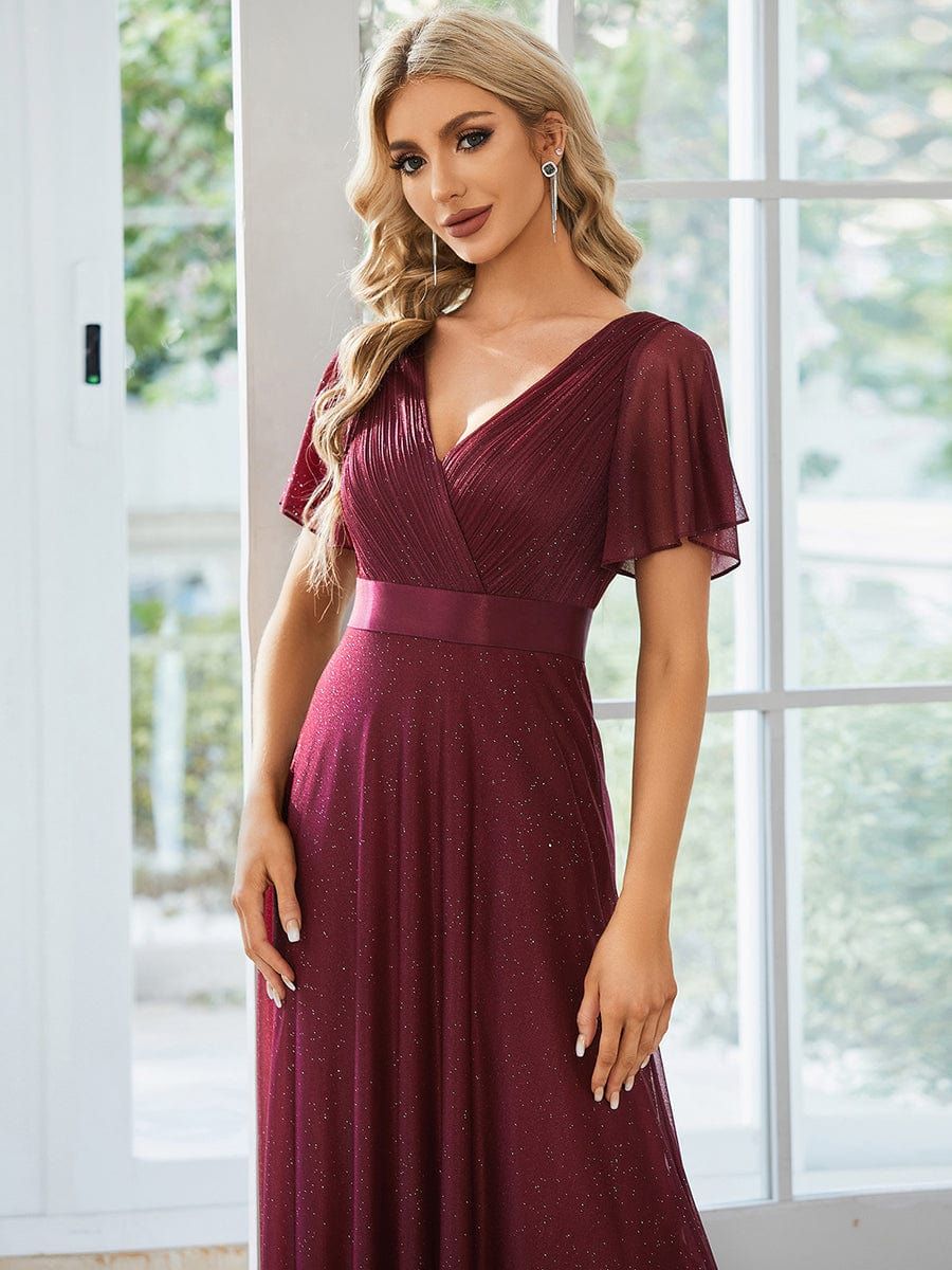 Burgundy Concert Dresses sold by Ever Pretty product image thumbnail 3