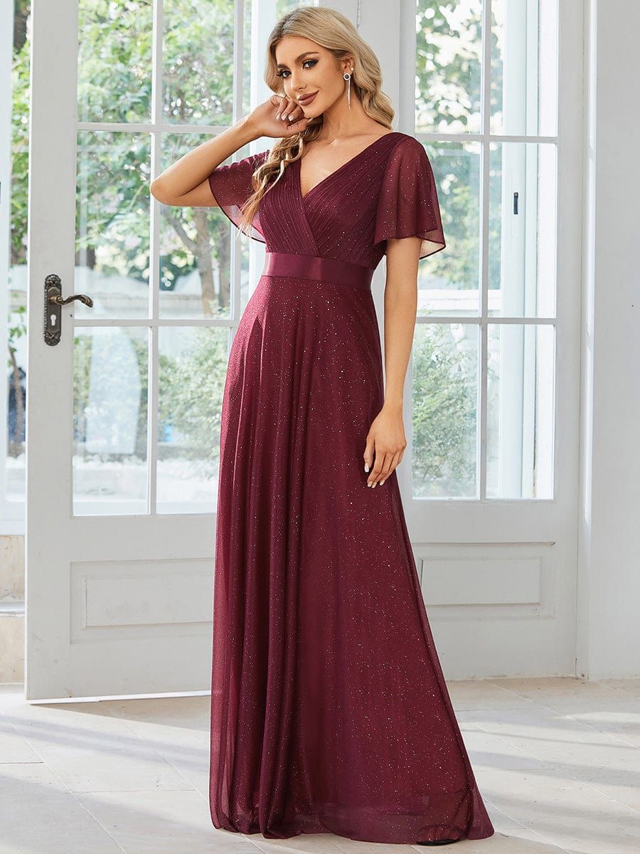 Burgundy Concert Dresses sold by Ever Pretty product image thumbnail 4