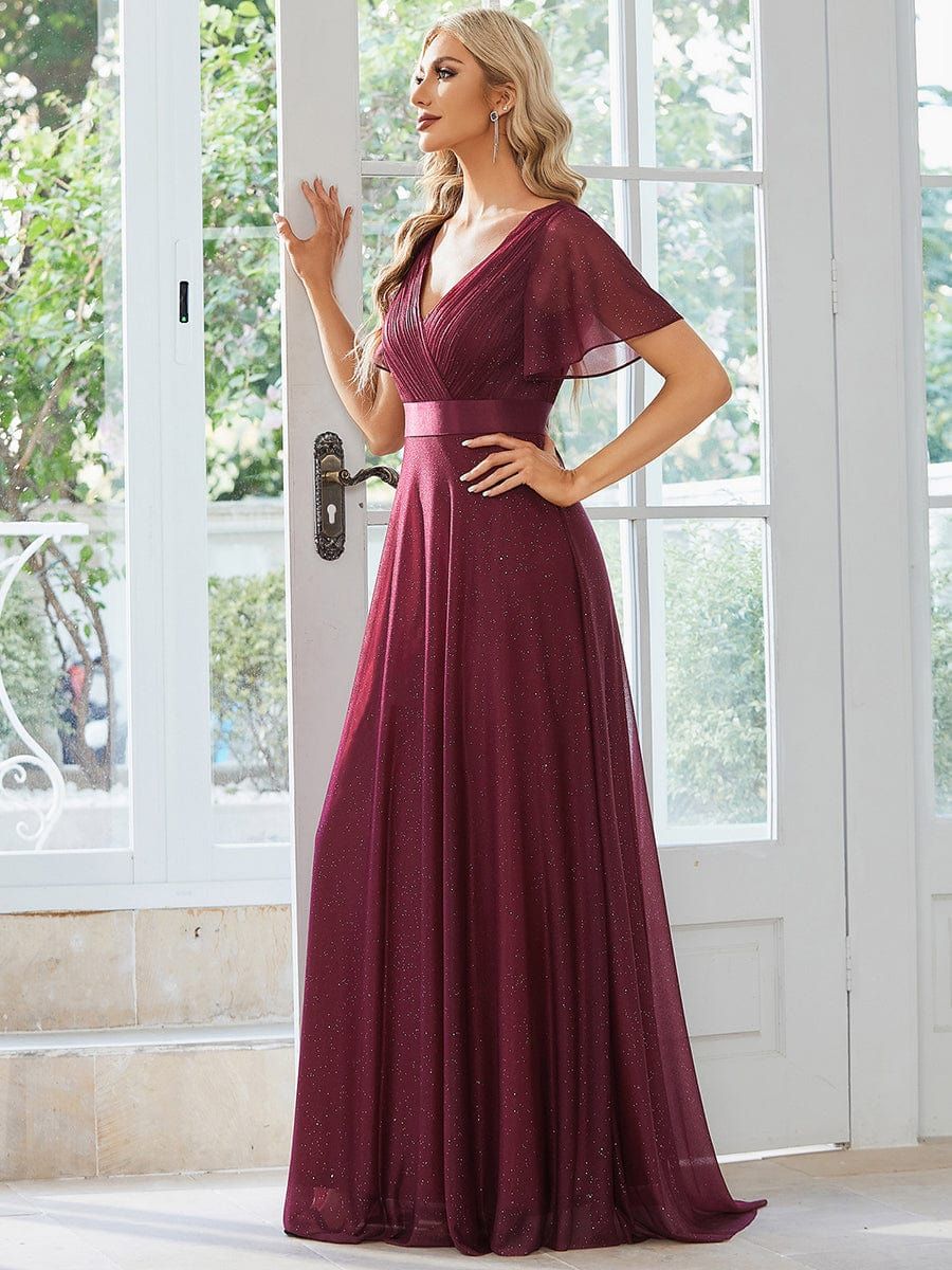 Burgundy Concert Dresses sold by Ever Pretty product image thumbnail 5