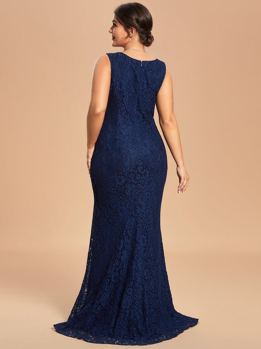 Custom Size Lace Mermaid Dress Chiffon Jacket Two-Piece Set Mother Dress sold by Ever Pretty product image thumbnail 4