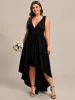 Plus Size Elegant High-Low Sleeveless Empire Waist Bridesmaid Dress sold by Ever Pretty