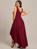Plus Size Elegant High-Low Sleeveless Empire Waist Bridesmaid Dress sold by Ever Pretty