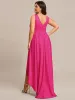 Plus Size Elegant High-Low Sleeveless Empire Waist Bridesmaid Dress sold by Ever Pretty