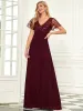 Sequin Print Evening Dresses for Women with Sleeves sold by Ever Pretty