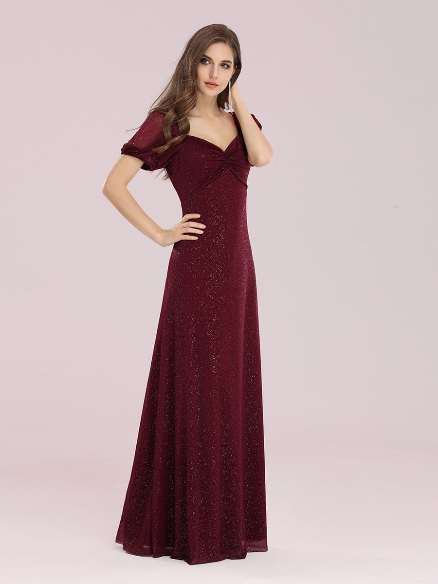 Simple Sheath Sweetheart Neck Floor Length Bridesmaid Dress sold by Ever Pretty product image thumbnail 3