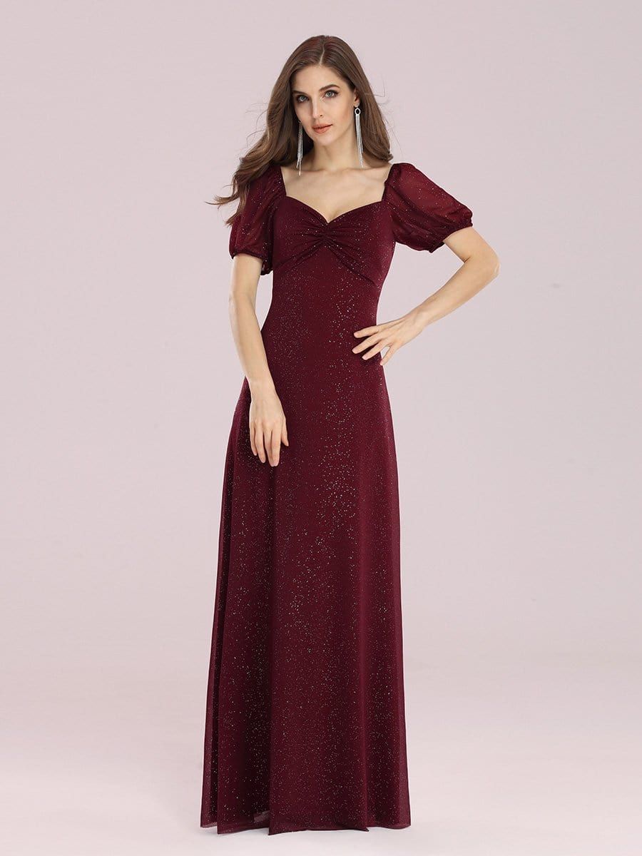 Simple Sheath Sweetheart Neck Floor Length Bridesmaid Dress sold by Ever Pretty