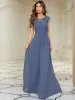 Maxi Lace Cap Sleeve Long Formal Evening Dress sold by Ever Pretty