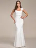 MARSEILLE'S BRIDE|Simple Cap Sleeve Sweetheart Mermaid Style Wedding Dress sold by Ever Pretty