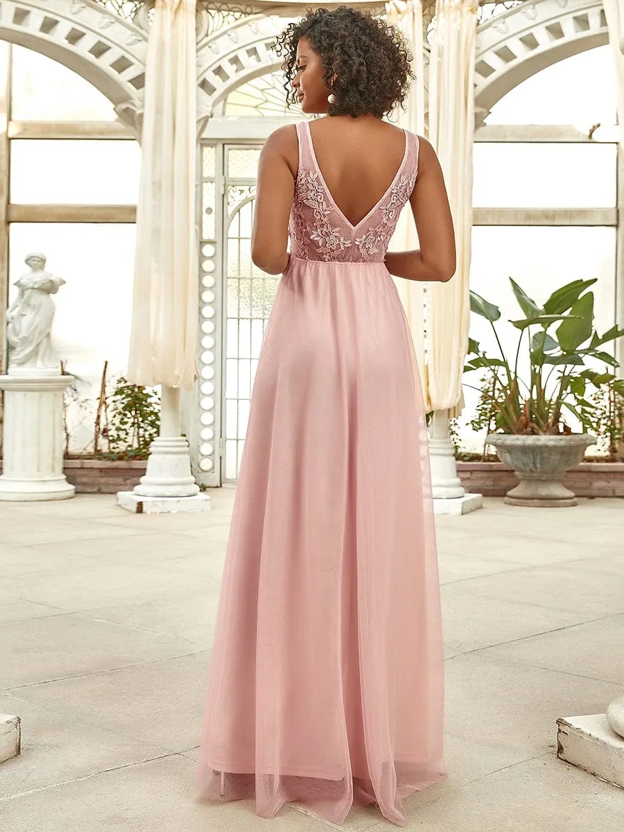 Maxi Long Elegant Ethereal Tulle Evening Dress sold by Ever Pretty product image thumbnail 2