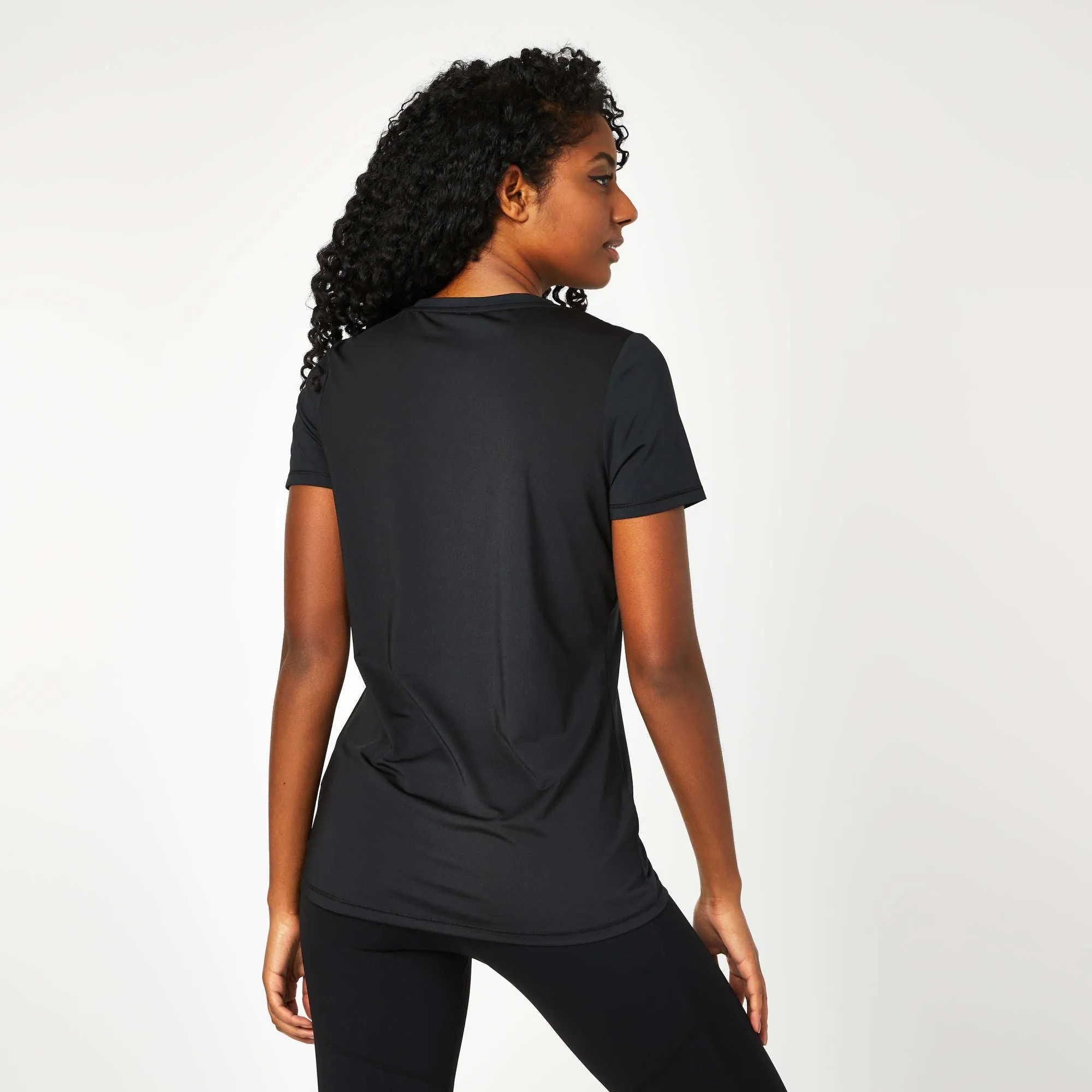 Women's V-Neck Mesh Tee sold by Everlast product image thumbnail 5