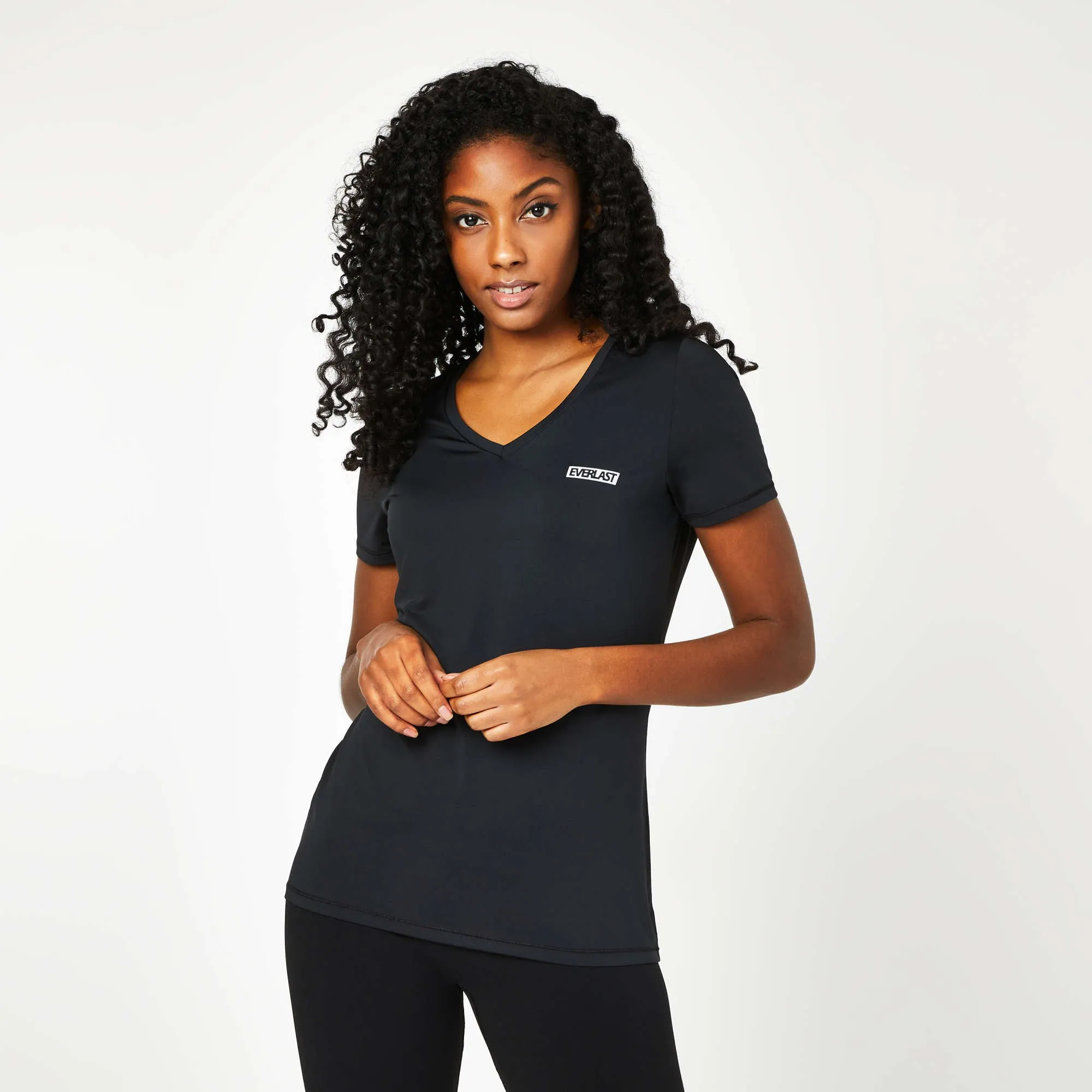 Women's V-Neck Mesh Tee sold by Everlast product image thumbnail 4