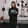 EVERLAST Mens Iconic Maximized Logo Sweat Hoodie - Black sold by Everlast