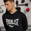 EVERLAST Mens Iconic Maximized Logo Sweat Hoodie - Black sold by Everlast