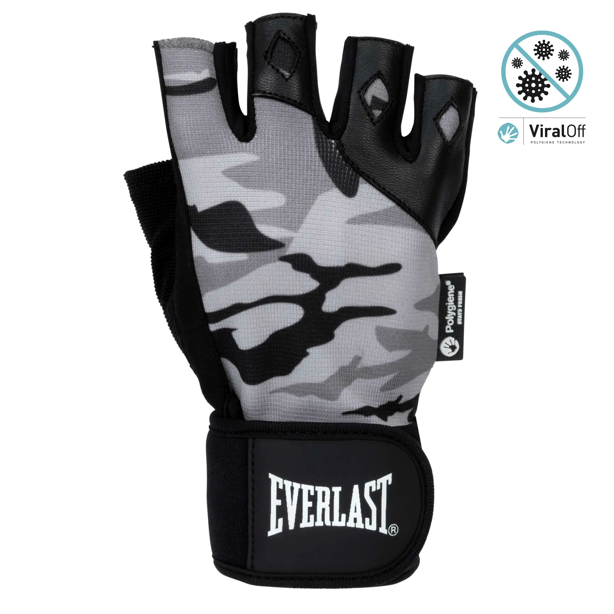 Men's Workout Gloves With Polygiene ViralOff sold by Everlast