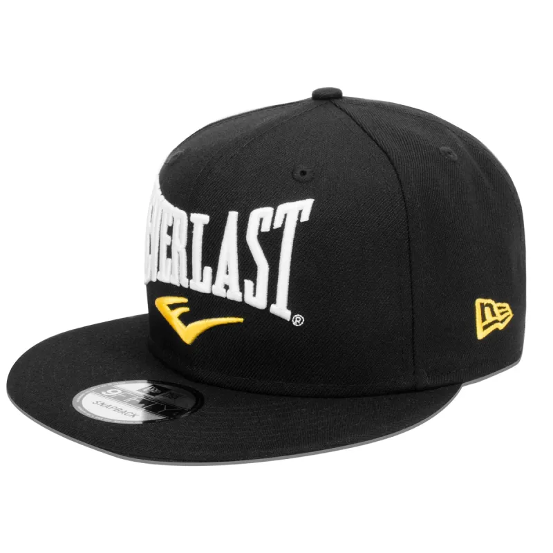 New Era 9FIFTY Black Snapback Logo Cap sold by Everlast