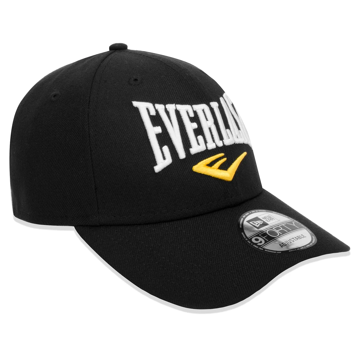 New Era 9FORTY Black Curved Snapback Logo Cap sold by Everlast product image thumbnail 3