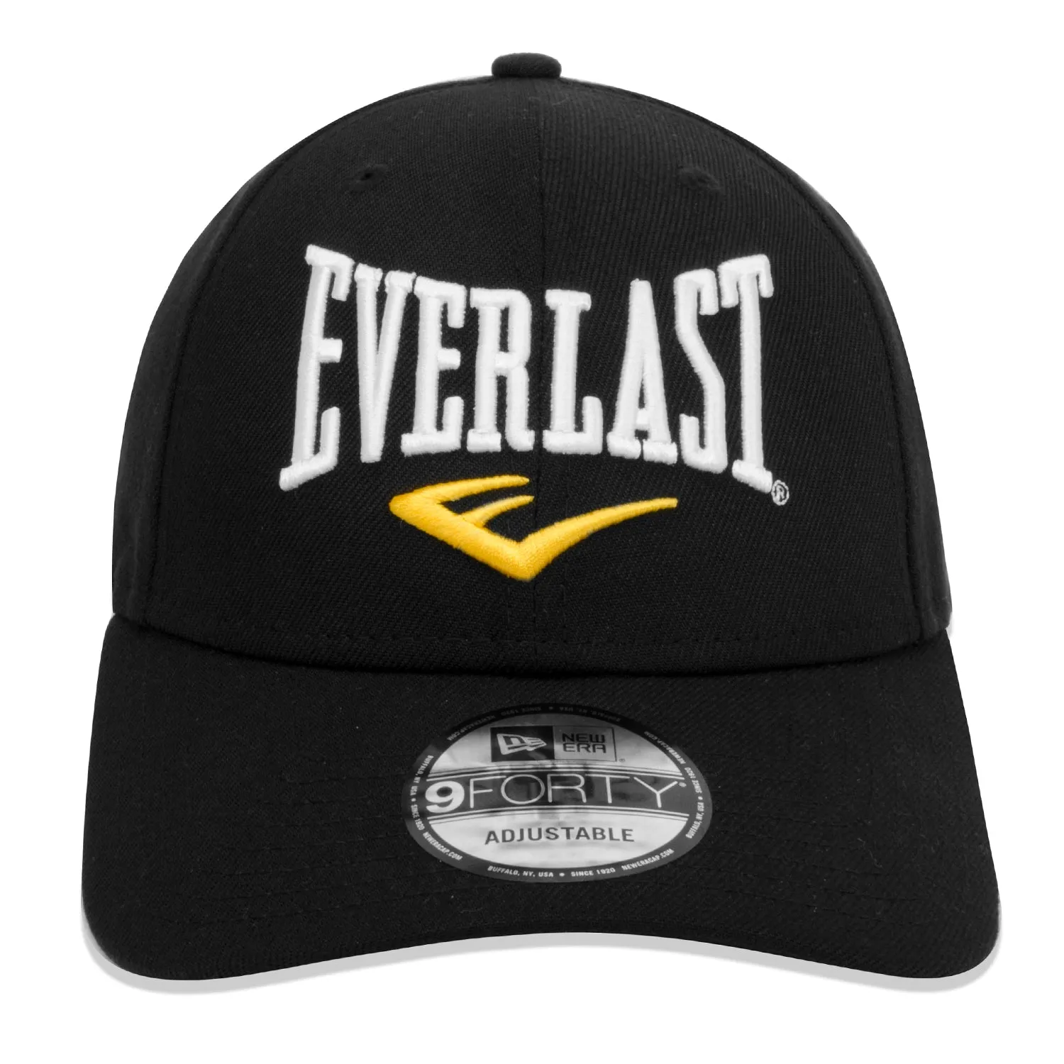 New Era 9FORTY Black Curved Snapback Logo Cap sold by Everlast product image thumbnail 2