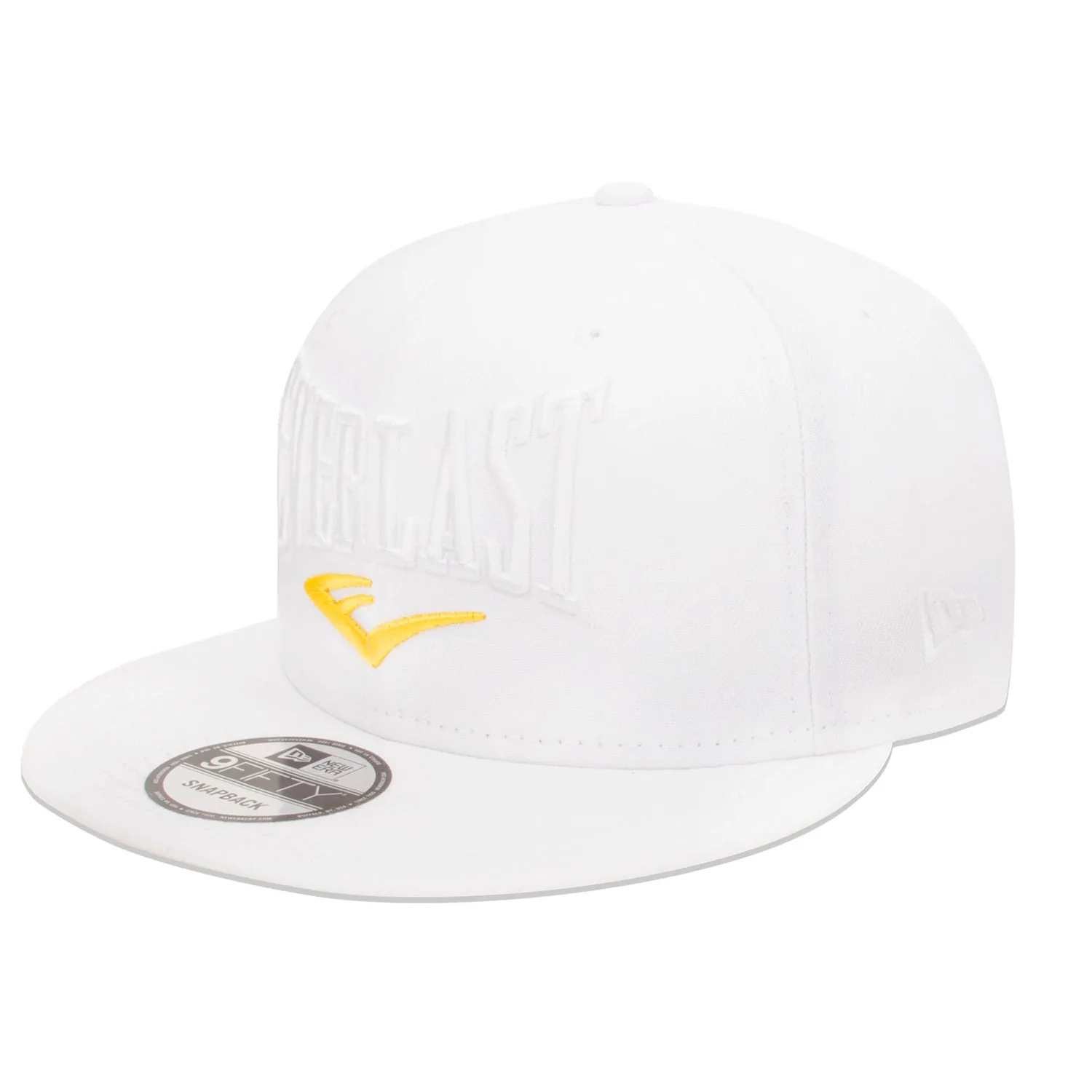 New Era 9FIFTY White Snapback Logo Cap sold by Everlast