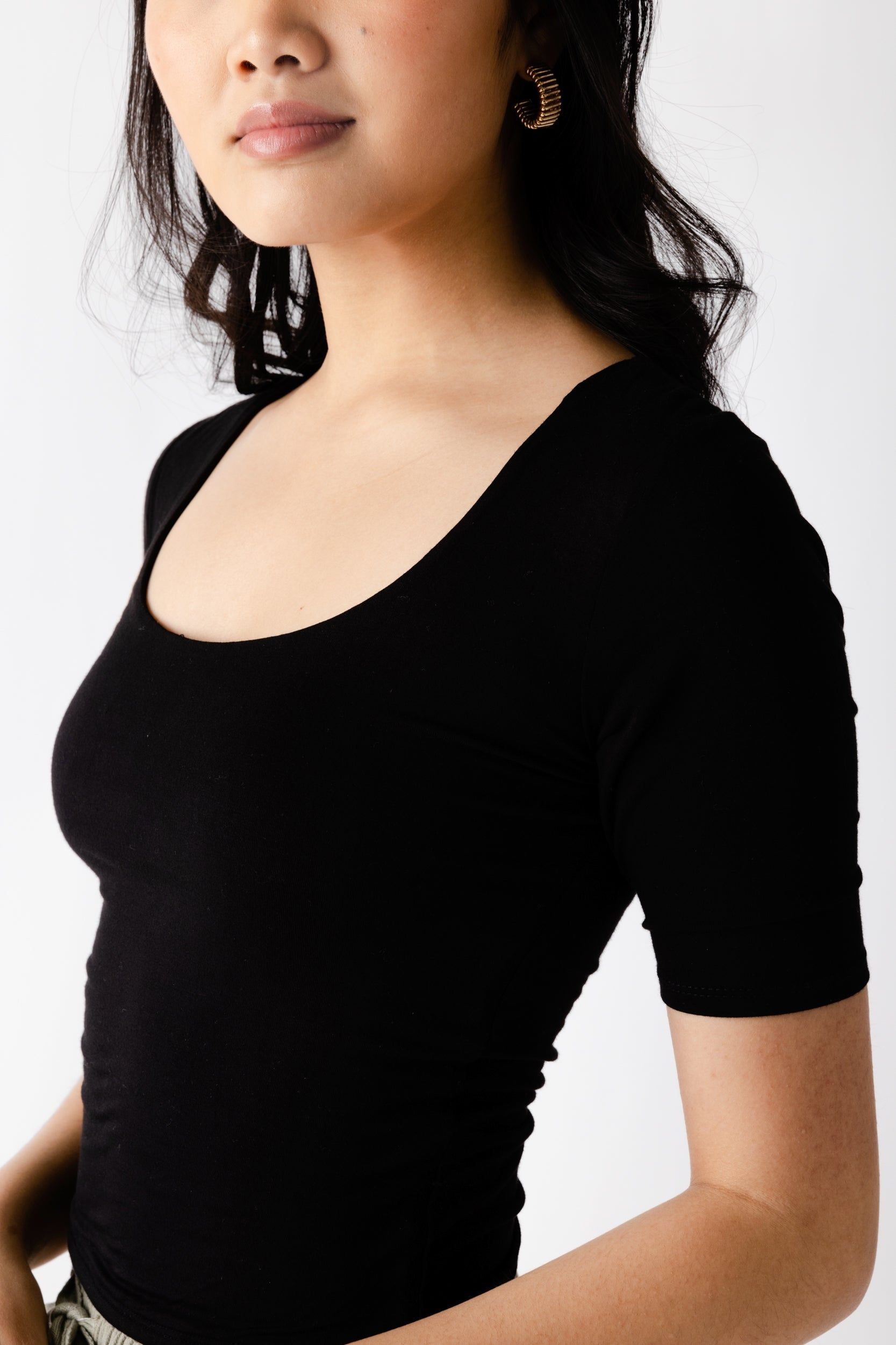 SALE - Hazel Scoop Neck Tee sold by fab'rik product image thumbnail 3