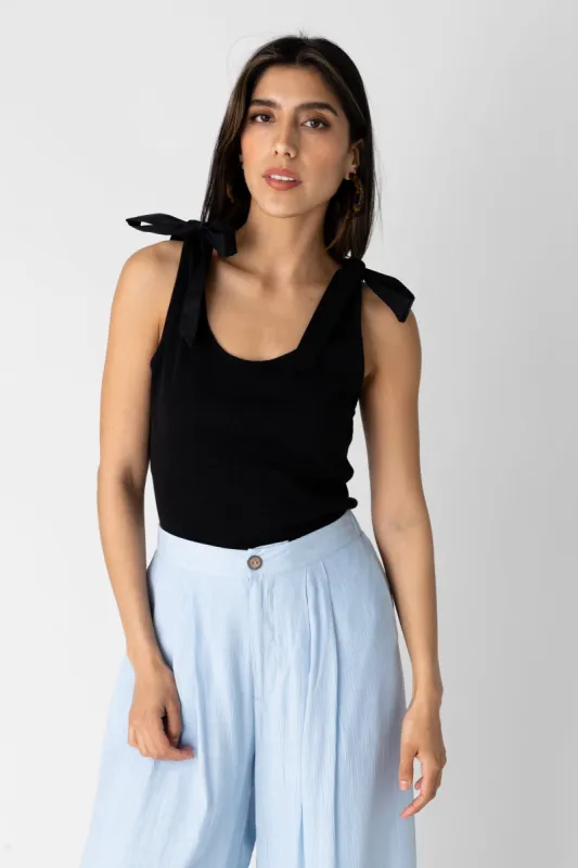 Keelan Tie Detail Tank sold by fab'rik