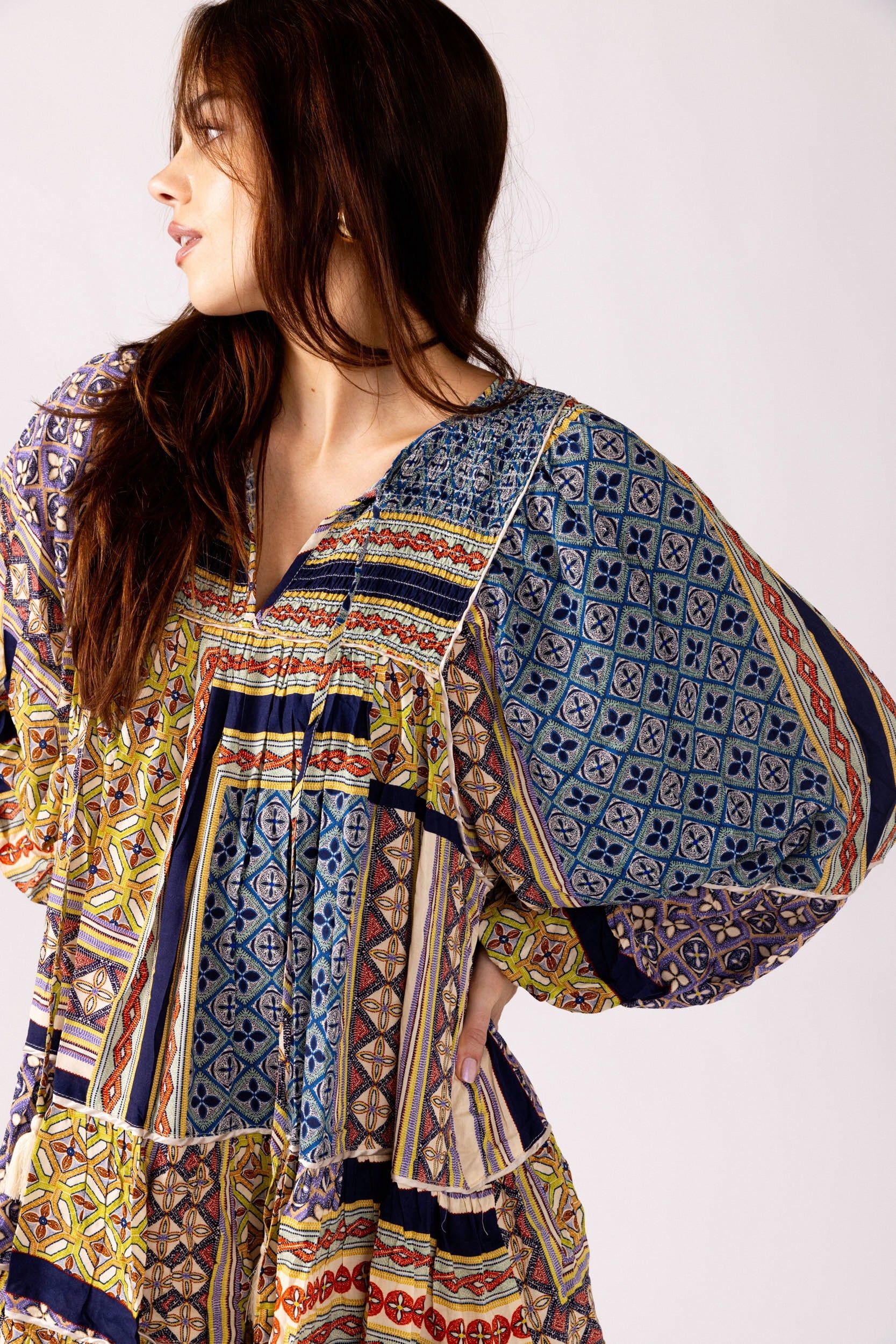 Sally Abstract Print Mini Dress sold by fab'rik product image thumbnail 3