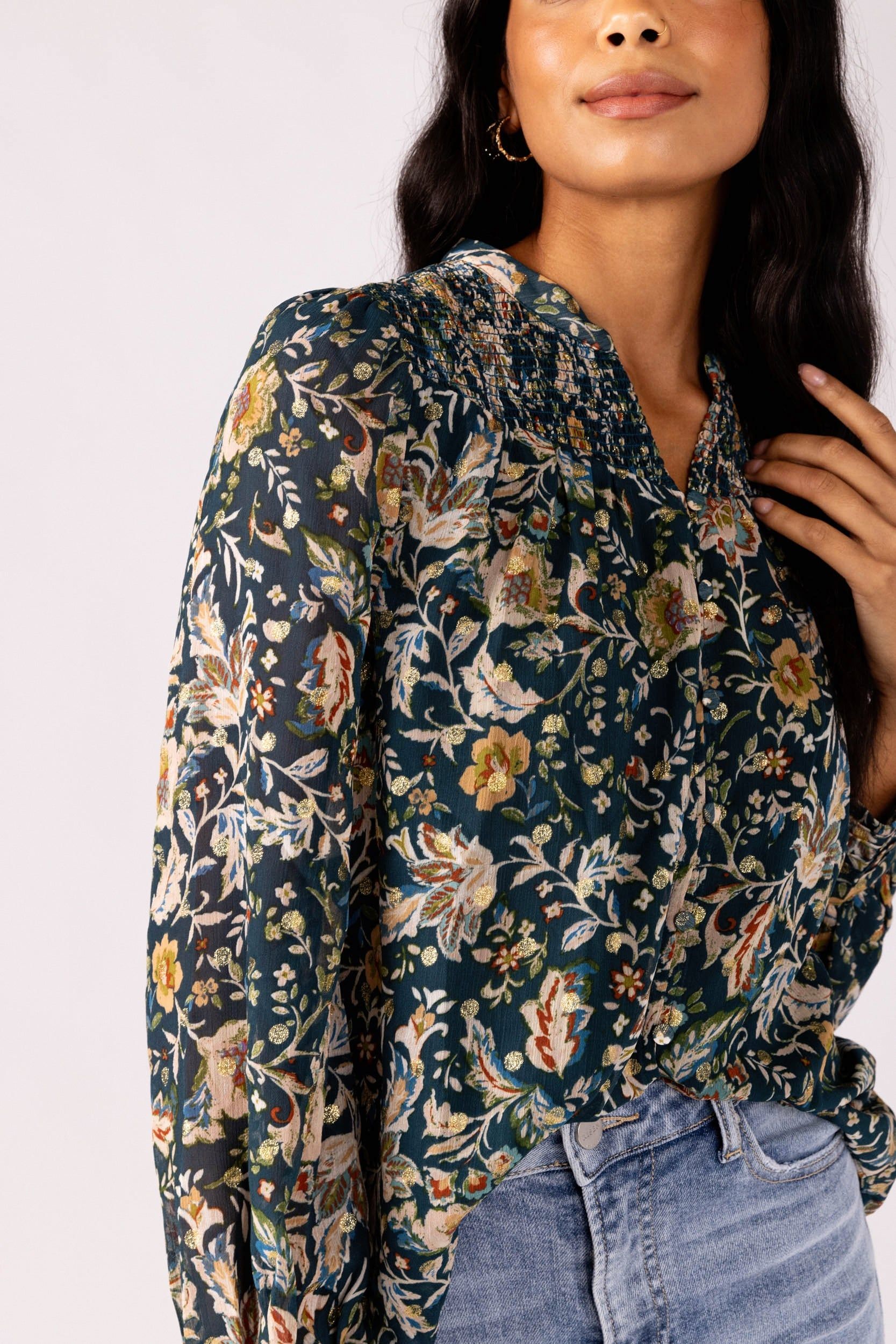 SALE - Miriam Floral Blouse sold by fab'rik product image thumbnail 2