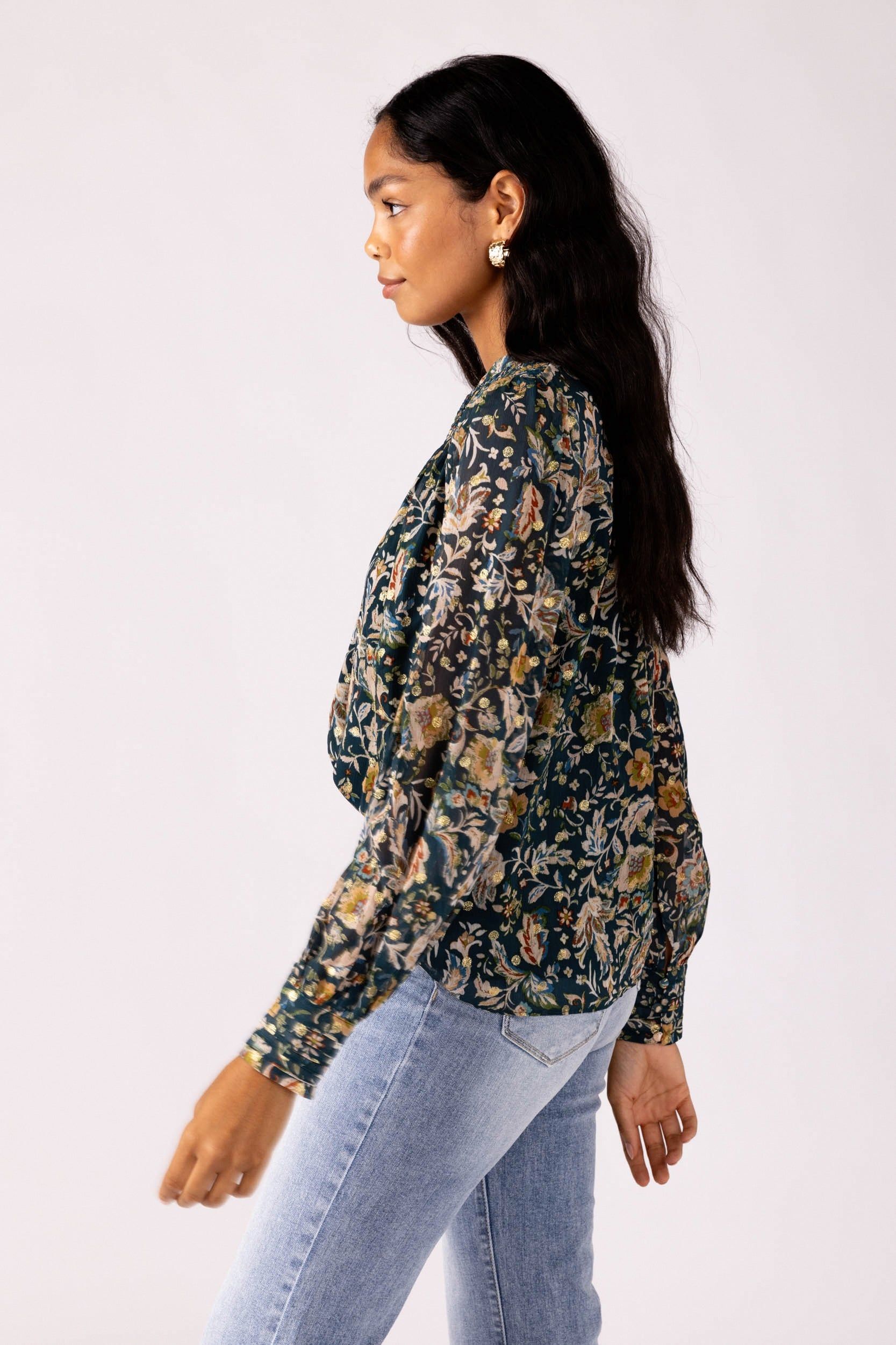 SALE - Miriam Floral Blouse sold by fab'rik product image thumbnail 3
