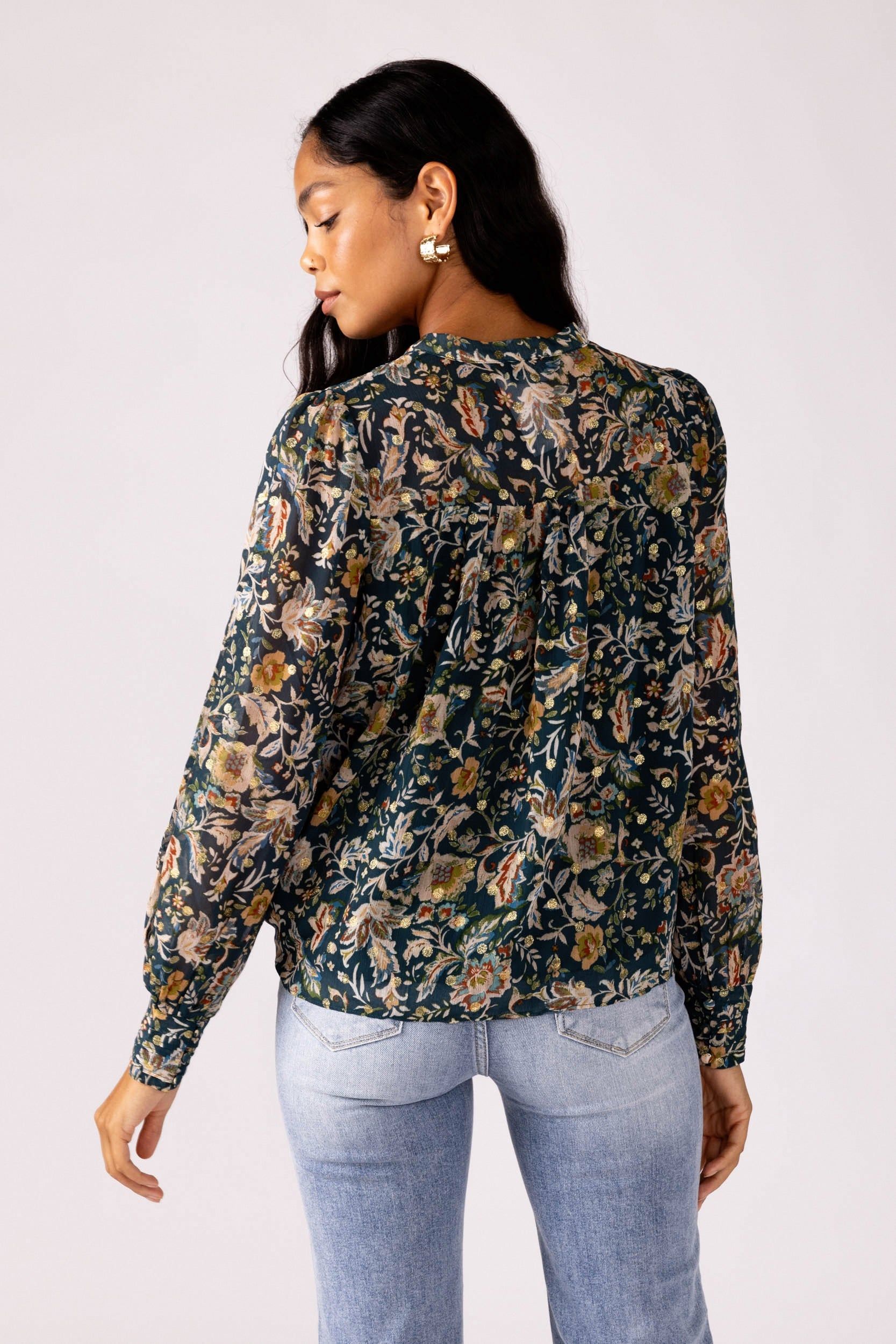 SALE - Miriam Floral Blouse sold by fab'rik product image thumbnail 4
