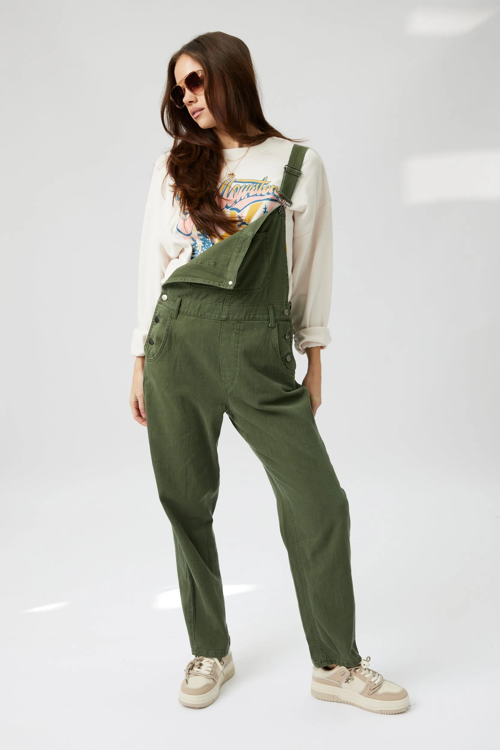 SALE - Crosby Deep Pocket Detail Denim Overall Jumpsuit sold by fab'rik product image thumbnail 4