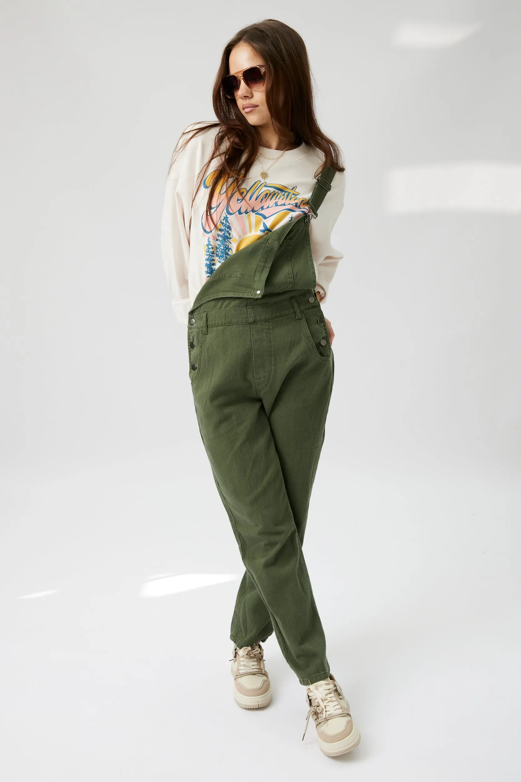 SALE - Crosby Deep Pocket Detail Denim Overall Jumpsuit sold by fab'rik product image thumbnail 3