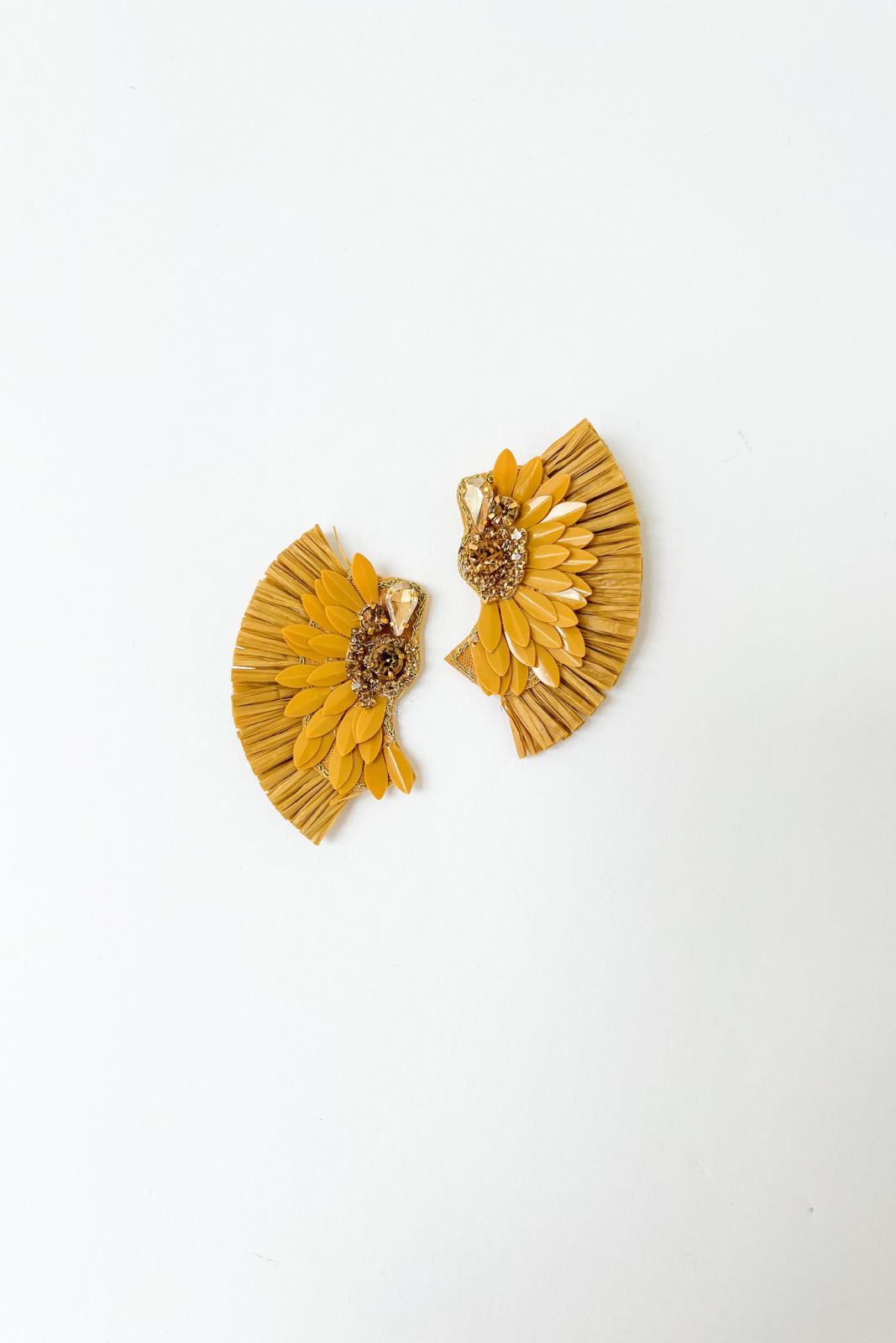 Penelope Raffia Wing Earring sold by fab'rik product image thumbnail 2