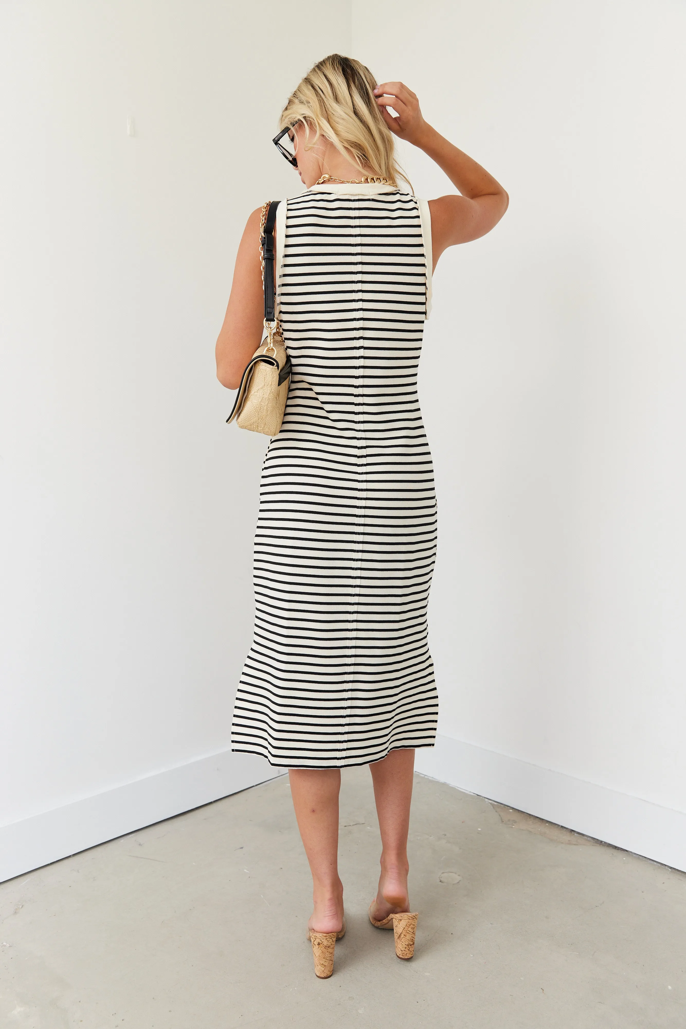 SALE - Brennan Stripe Midi Dress sold by fab'rik product image thumbnail 2