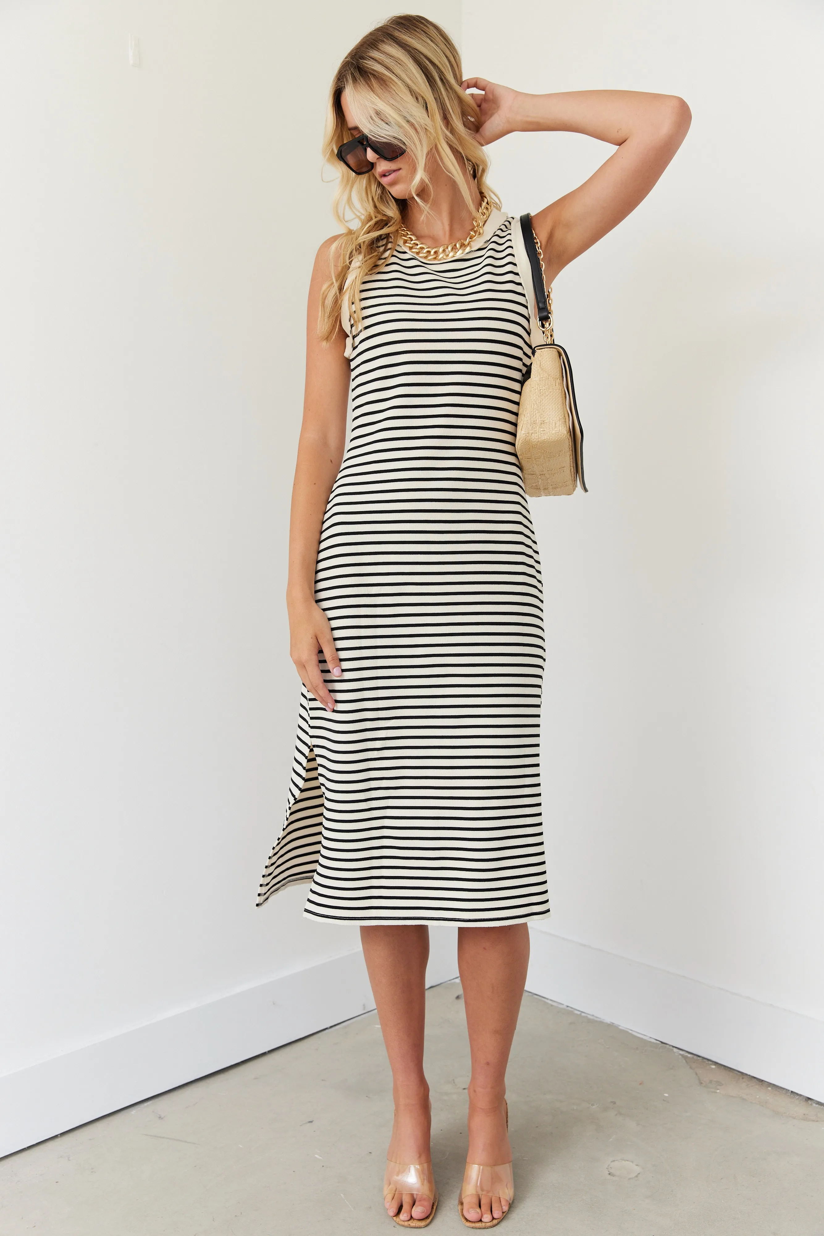 SALE - Brennan Stripe Midi Dress sold by fab'rik product image thumbnail 3